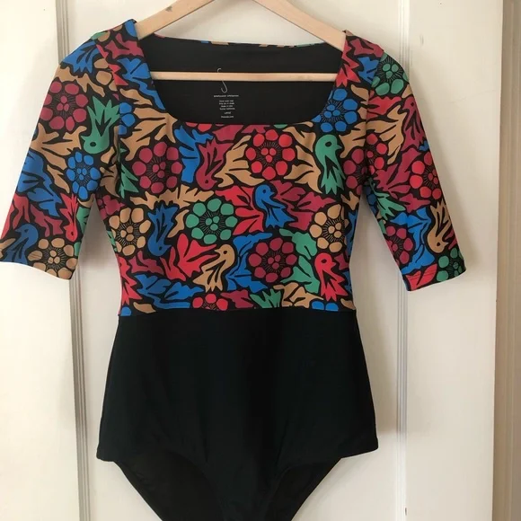 RARE Seea Multicolor Patterned Women Swim One Piece - Picture 3 of 6